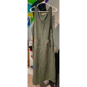 Mountain Lake Casuals Olive Green Jumper Dress